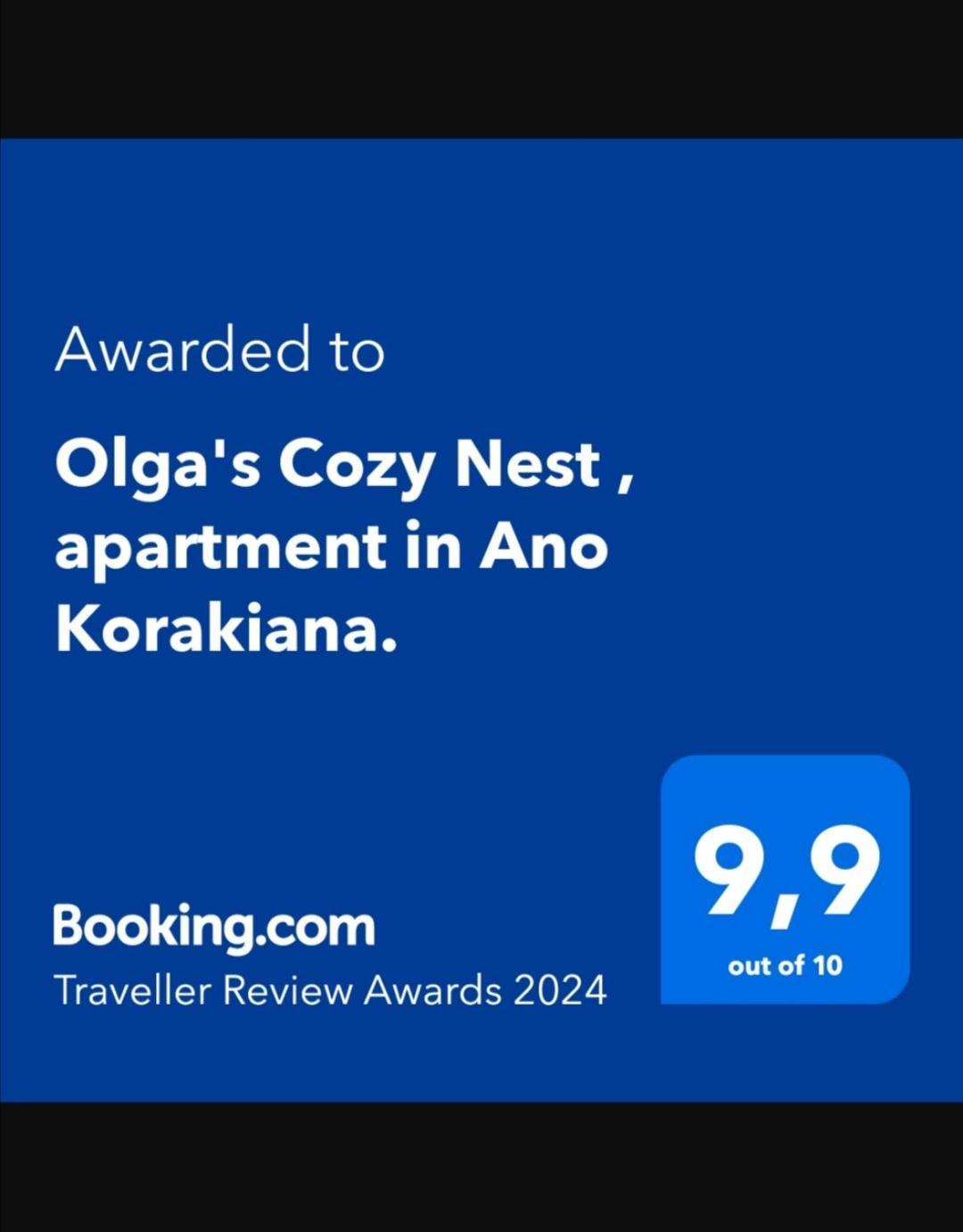 Olga'S Cozy Nest , Apartment In Ano Korakiana. Eksteriør bilde